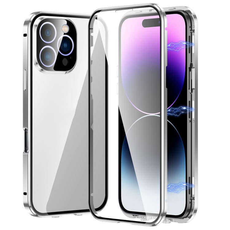 Magnetic Double-buckle HD Tempered Glass Phone Case, Series 3