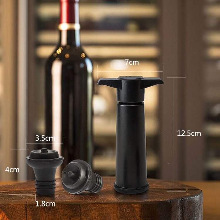 Red Wine Vacuum Pump Freshener Silicone Wine Stopper Set