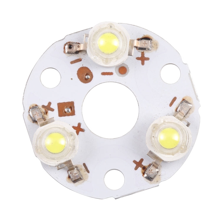 3W 3 LEDs Module Lamp Ceiling Lighting Source 32mm, DC9V