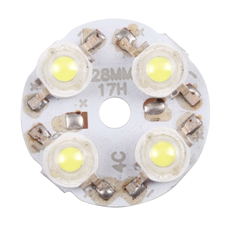 4W 4 LEDs Module Lamp Ceiling Lighting Source 28mm, DC12V