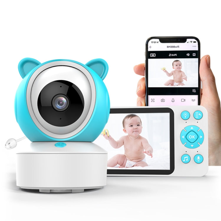 YE9-C1 5 inch Dual Mode 2.4G + 915M Video Night Vision Baby Monitor Security Camera