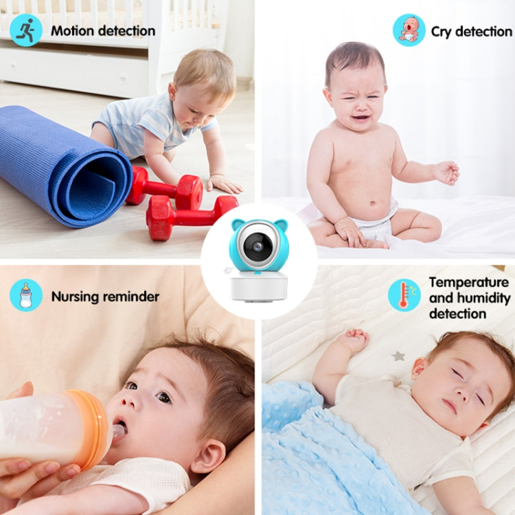 YE9-C1 5 inch Dual Mode 2.4G + 915M Video Night Vision Baby Monitor Security Camera