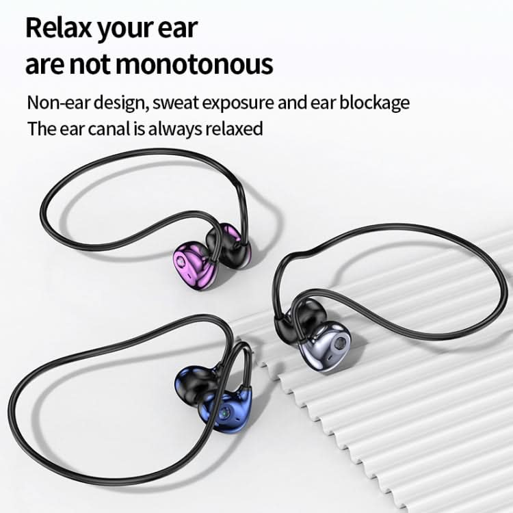 A59 Open Air Conduction Built-in Microphone Wireless Bluetooth Neckband Earphone