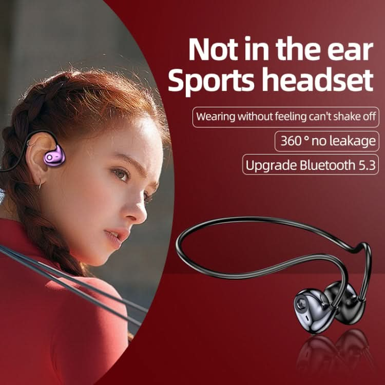 A59 Open Air Conduction Built-in Microphone Wireless Bluetooth Neckband Earphone