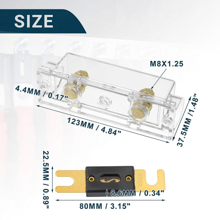 3 in 1 ANL Car Audio Modified Fuse Holder with 200A Fuse-Reluova