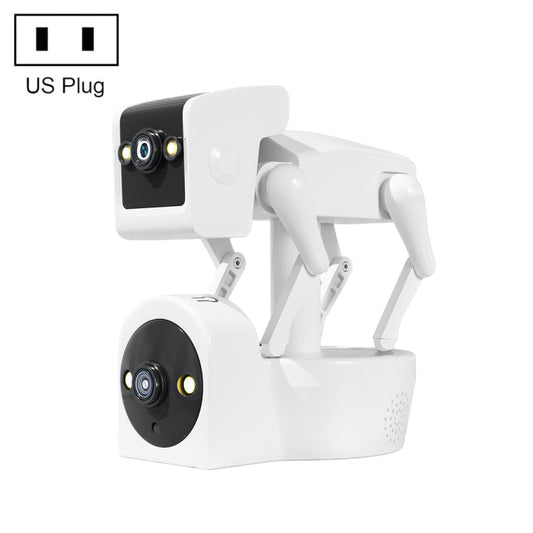 ESCAM PT212 4MP Dual Lens Robot Dog WiFi Camera Supports Cloud Storage/Two-way Audio/Night Vision Reluova