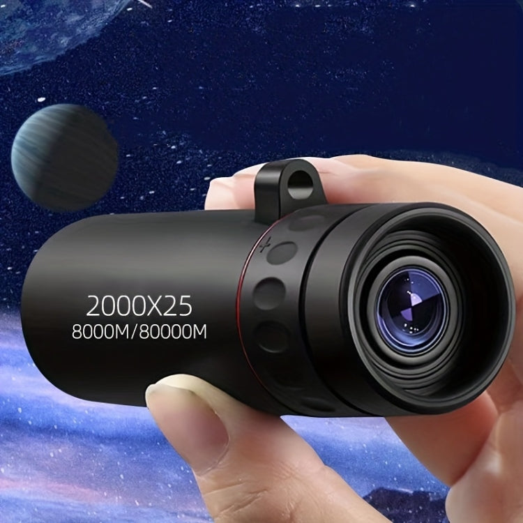 2000x25 3.6 inch 12x HD Magnification Monocular High Power Telescope-Reluova