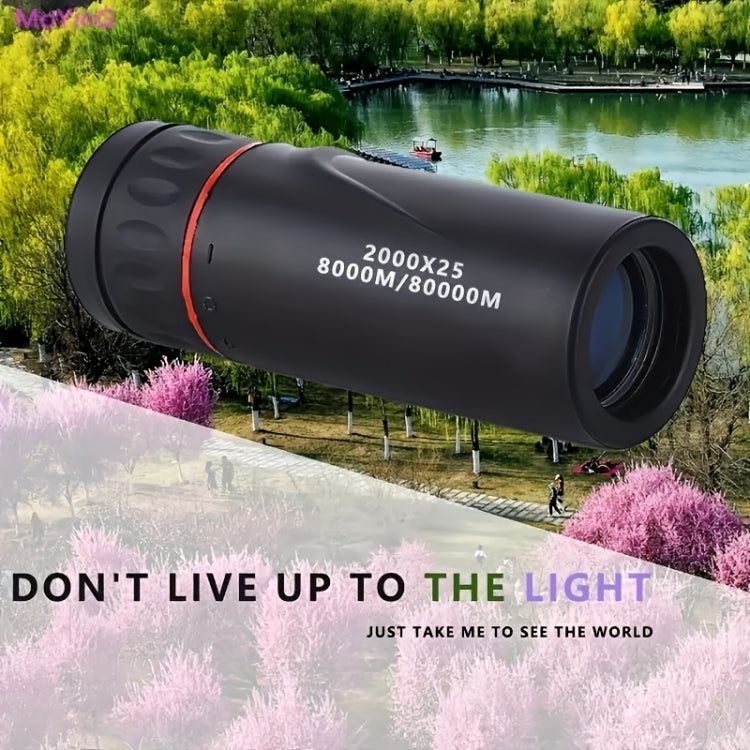 2000x25 3.6 inch 12x HD Magnification Monocular High Power Telescope-Reluova