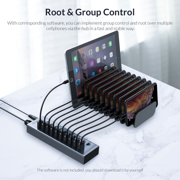 ORICO BT2U3-16AB-GY-BP 16 Ports USB 3.0 HUB with Individual Switches