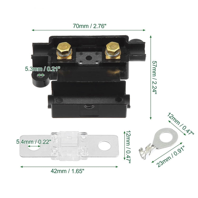 6 in 1 For Dual Battery Systems ANS Car Fuse Holder Fuse Box Kit