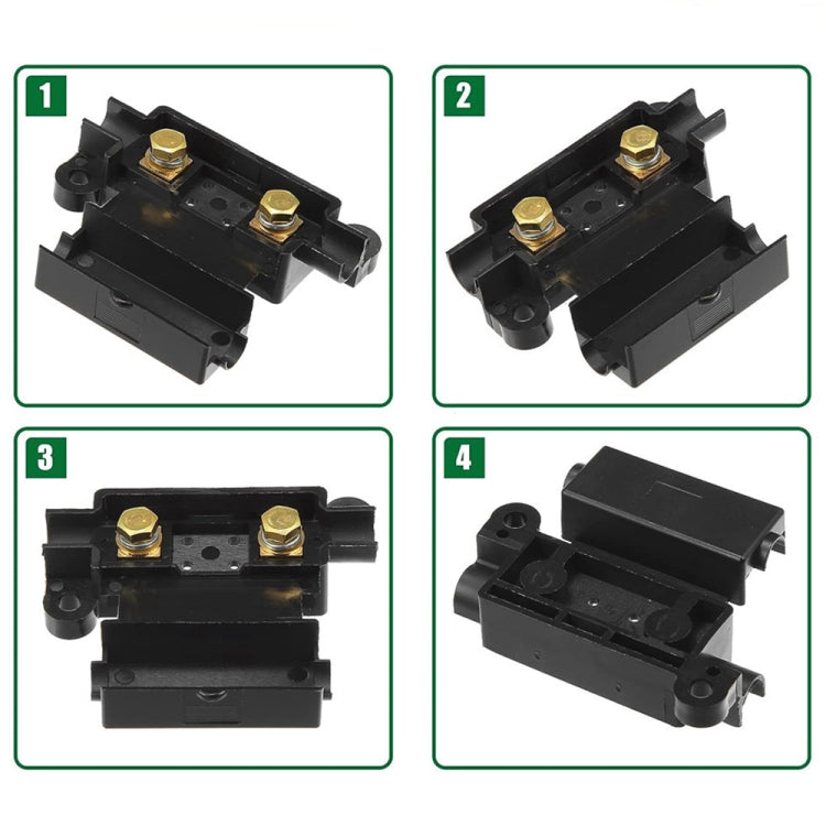 6 in 1 For Dual Battery Systems ANS Car Fuse Holder Fuse Box Kit-Reluova