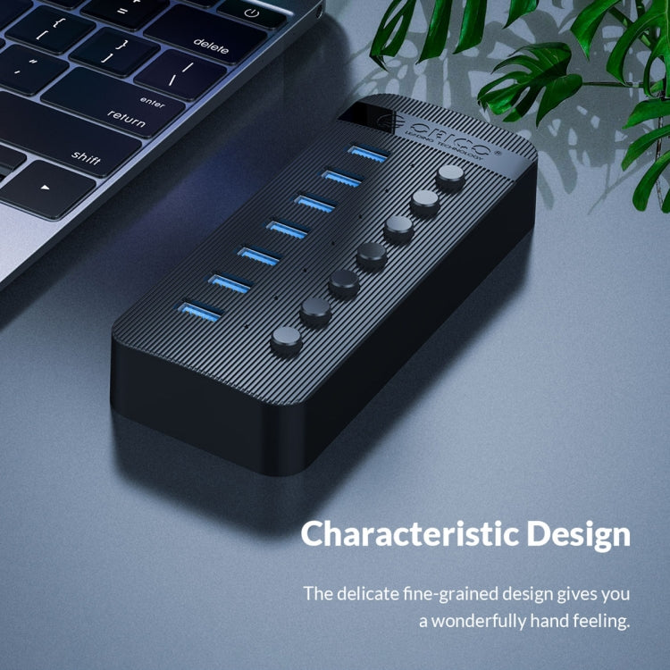 ORICO CT2U3-13AB Plastic Stripes 13 Ports USB 3.0 HUB with Individual Switches My Store