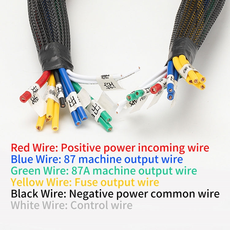 Car Modified 12 Slots Relay Fuse Box with Cable