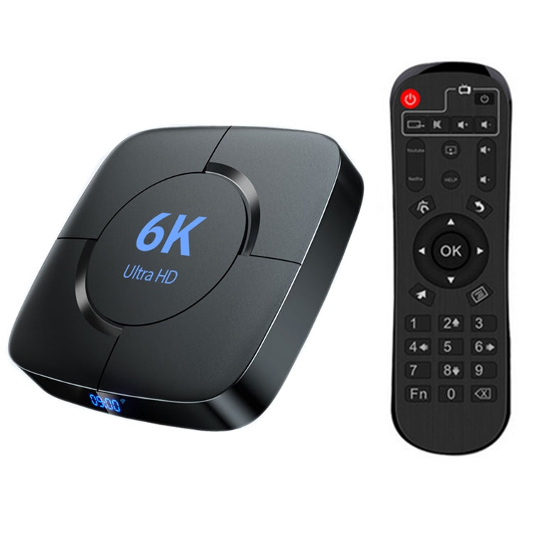 6K Ultra HD Android 12.0 Smart TV Box with Remote Control, Allwinner H616 1.5GHZ Quad-Core Reluova