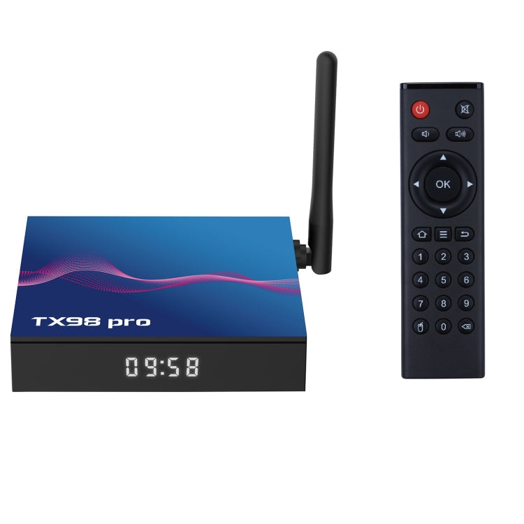 TX98 Pro 4K Ultra HD Android 12.0 Smart TV Box with Remote Control, Allwinner H618 Quad-Core Reluova