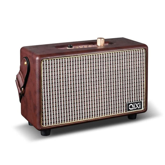 SK2025 Vintage Portable Outdoor Desktop Subwoofer Heavy Bass Wireless Bluetooth Speaker