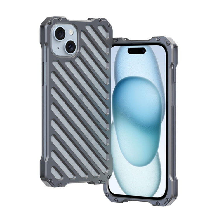 R-JUST RJ-50 Hollow Breathable Armor Metal Phone Case