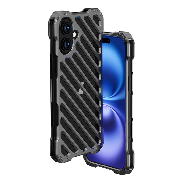 R-JUST RJ-50 Hollow Breathable Armor Metal Phone Case