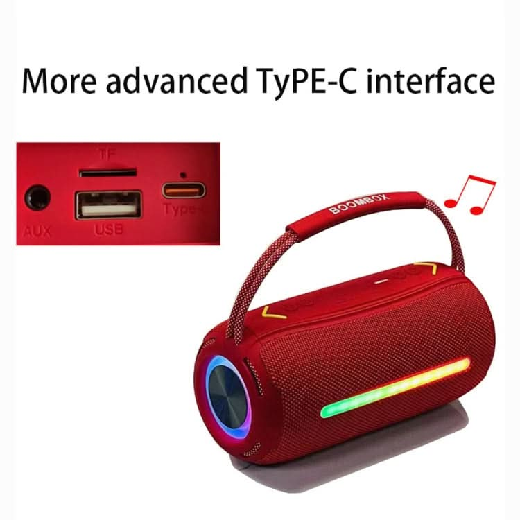 T&G X360 20W RGB Colorful Bluetooth Speaker Portable Outdoor 3D Stereo Speaker