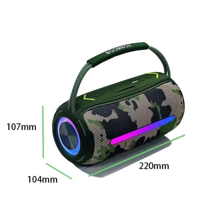 T&G X360 20W RGB Colorful Bluetooth Speaker Portable Outdoor 3D Stereo Speaker