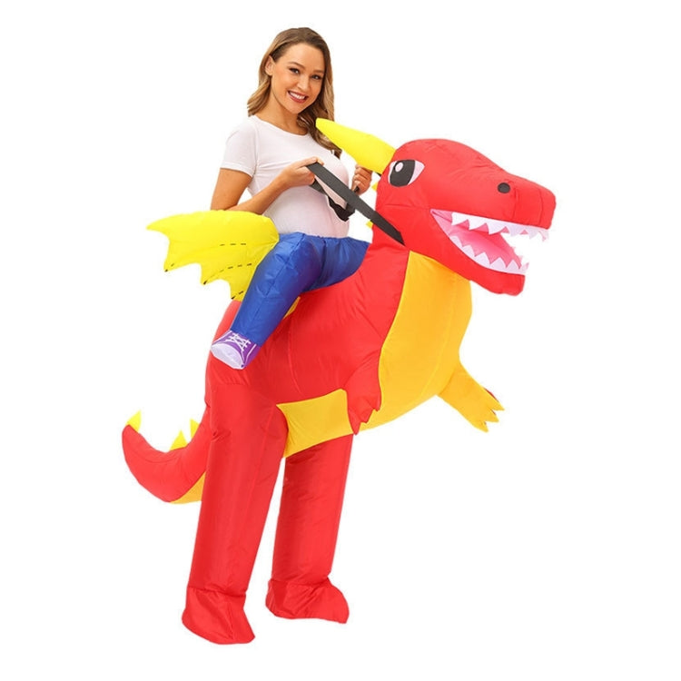 Halloween Dinosaur Inflatable Clothes Polyester 3D Cartoon Doll Clothing