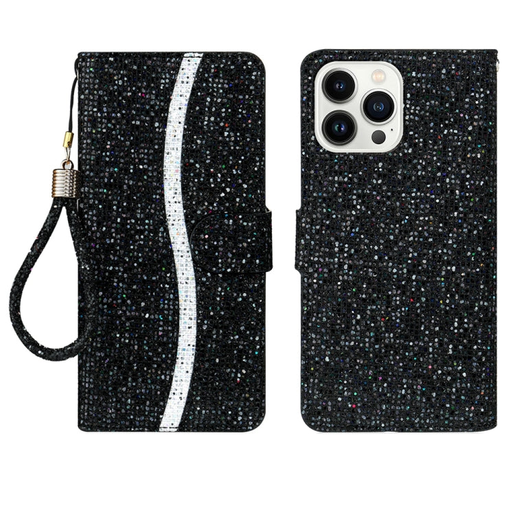 Glitter Powder Filp Leather Phone Case, Series 1