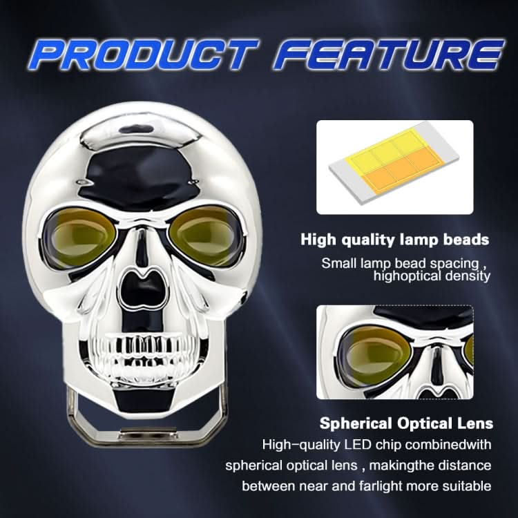 26W 3000LM Car Motorcycle IP68 Waterproof Skull Style Spotlight ÎҵÄÉ̵ê