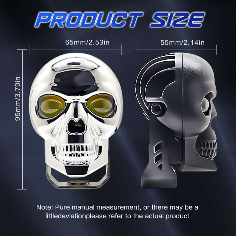 26W 3000LM Car Motorcycle IP68 Waterproof Skull Style Spotlight ÎҵÄÉ̵ê