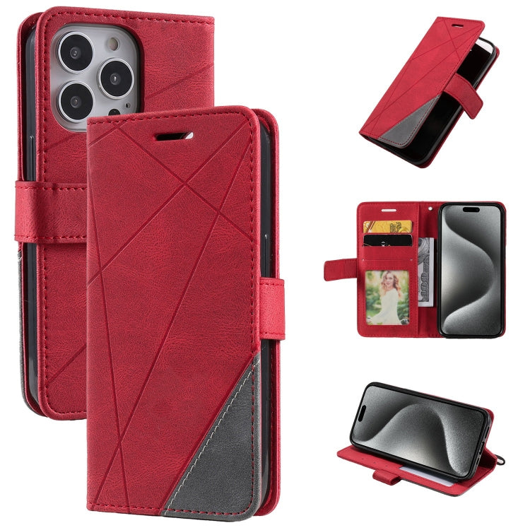 Skin Feel Splicing Leather Phone Case, Series 2