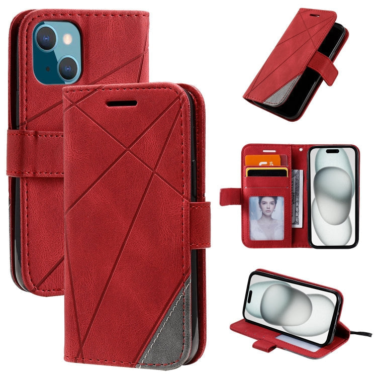 Skin Feel Splicing Leather Phone Case, Series 1