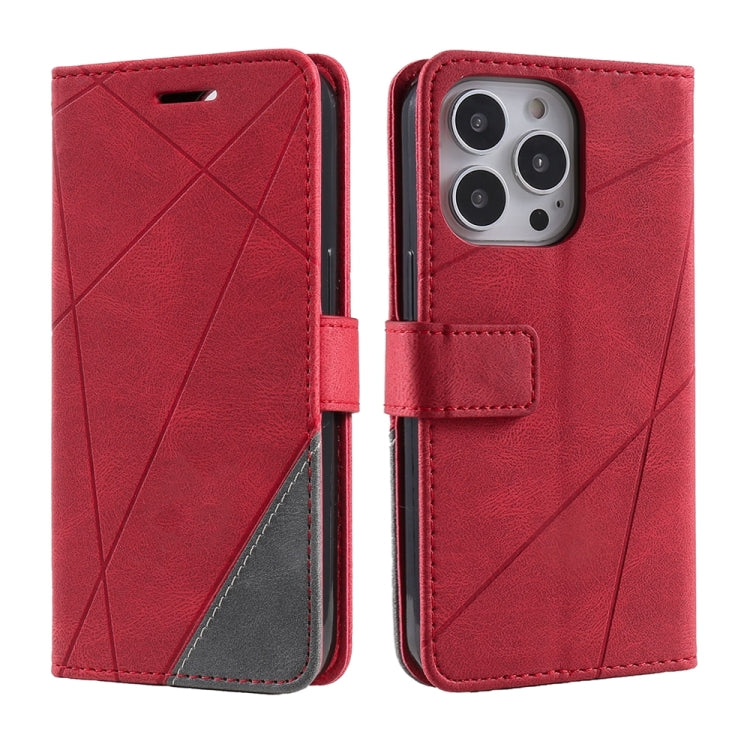 Skin Feel Splicing Leather Phone Case, Series 2