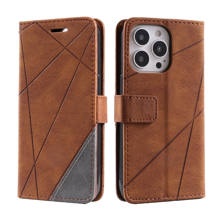 Skin Feel Splicing Leather Phone Case, Series 2