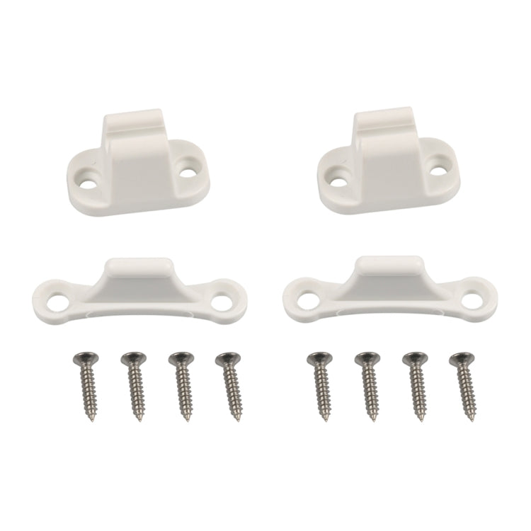 A8624 2 Pair White RV Hatch T-shape Door Fixer Kit with Screws ÎҵÄÉ̵ê