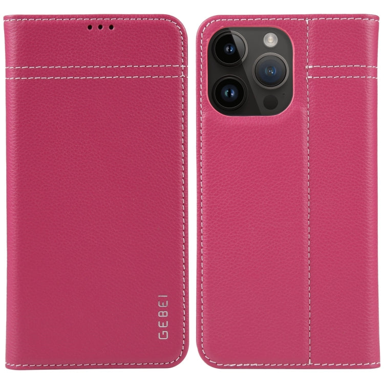 GEBEI Top-grain Horizontal Flip Leather Phone Case, Series 2