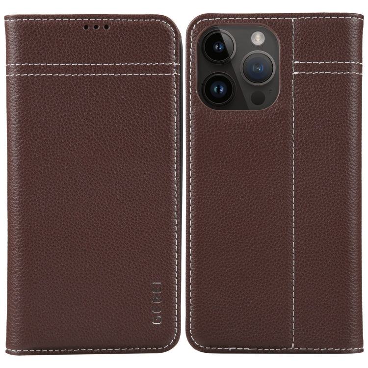 GEBEI Top-grain Horizontal Flip Leather Phone Case, Series 2