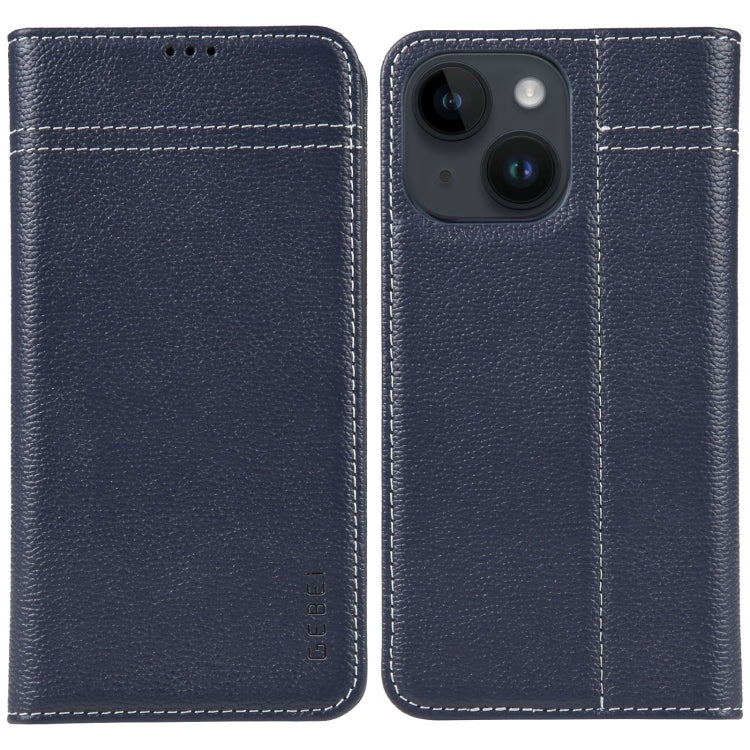 GEBEI Top-grain Horizontal Flip Leather Phone Case, Series 1