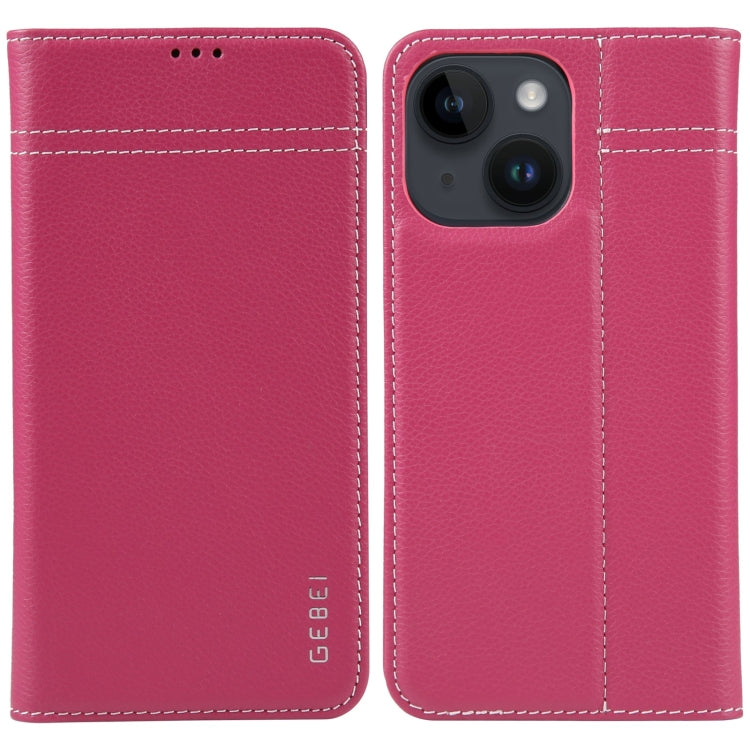 GEBEI Top-grain Horizontal Flip Leather Phone Case, Series 1