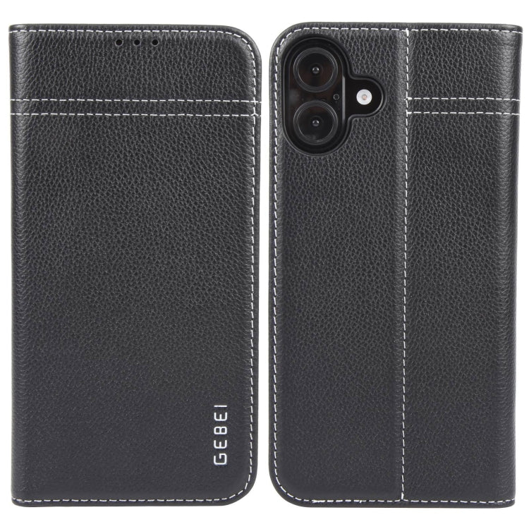 GEBEI Top-grain Horizontal Flip Leather Phone Case, Series 1