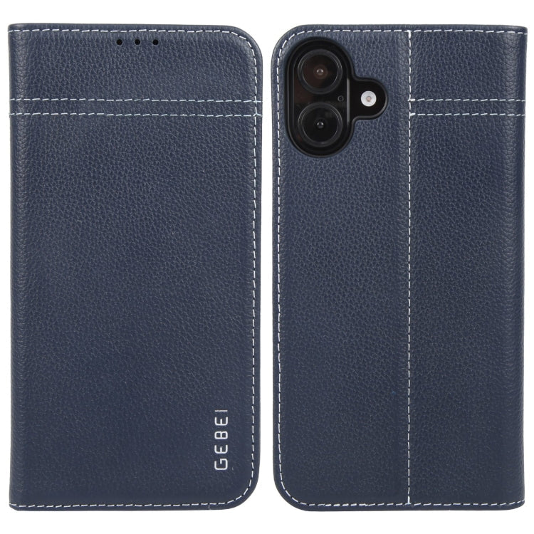 GEBEI Top-grain Horizontal Flip Leather Phone Case, Series 1