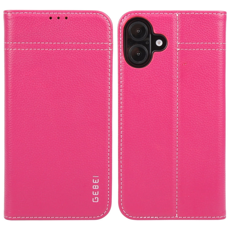 GEBEI Top-grain Horizontal Flip Leather Phone Case, Series 1