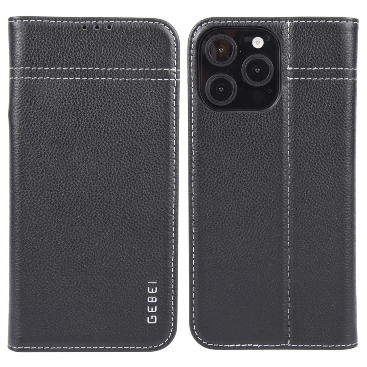 GEBEI Top-grain Horizontal Flip Leather Phone Case, Series 1