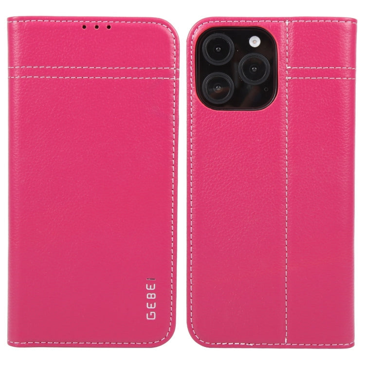 GEBEI Top-grain Horizontal Flip Leather Phone Case, Series 1