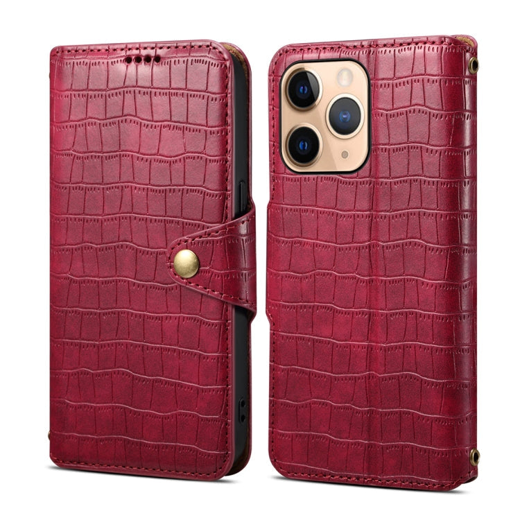 Denior Crocodile Texture Oil Edge Leather Phone Case, Series 2