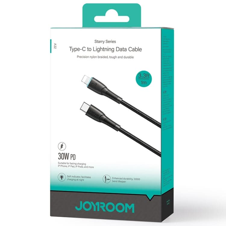 JOYROOM SA32-CL3 Starry Series 30W USB-C / Type-C to 8 Pin Fast Charging Data Cable