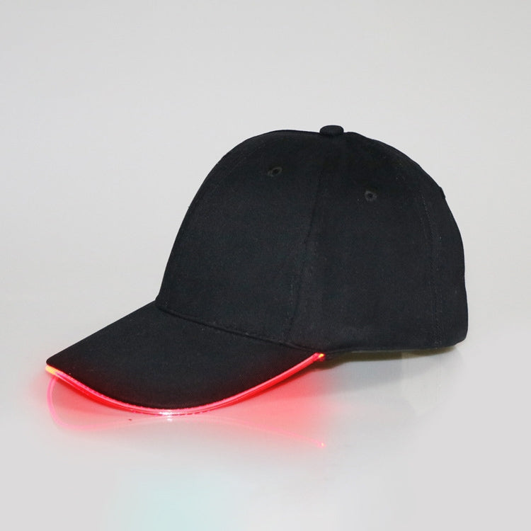 LED Luminous Baseball Cap Male Outdoor Fluorescent Sunhat, Style: Rechargeable My Store