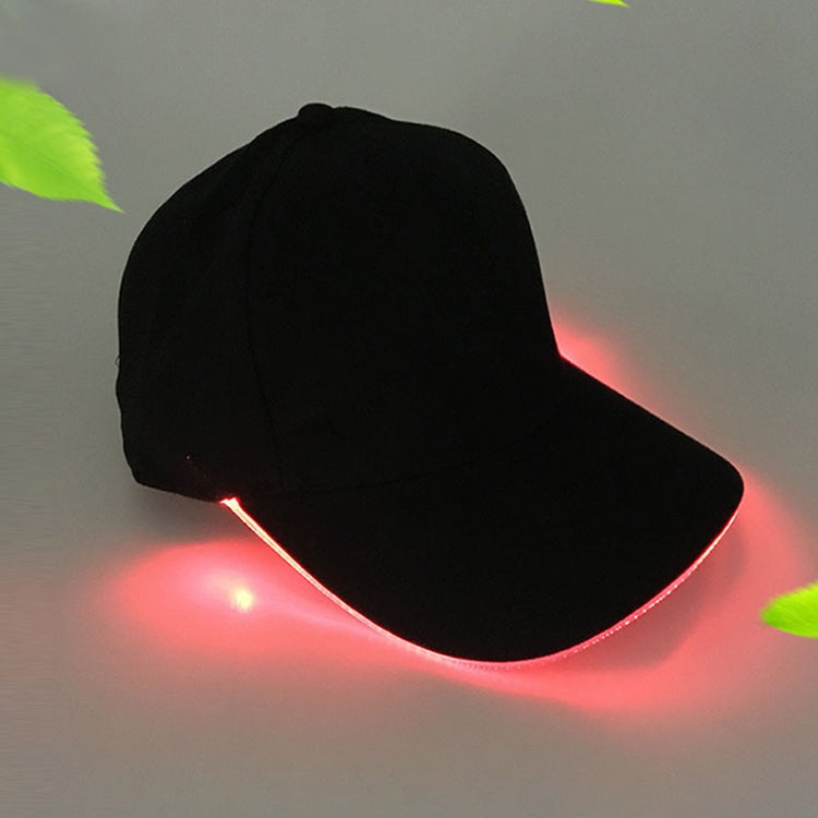 LED Luminous Baseball Cap Male Outdoor Fluorescent Sunhat, Style: Rechargeable My Store