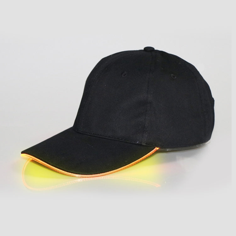 LED Luminous Baseball Cap Male Outdoor Fluorescent Sunhat, Style: Rechargeable My Store