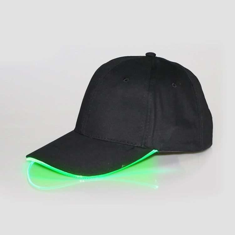 LED Luminous Baseball Cap Male Outdoor Fluorescent Sunhat, Style: Rechargeable My Store