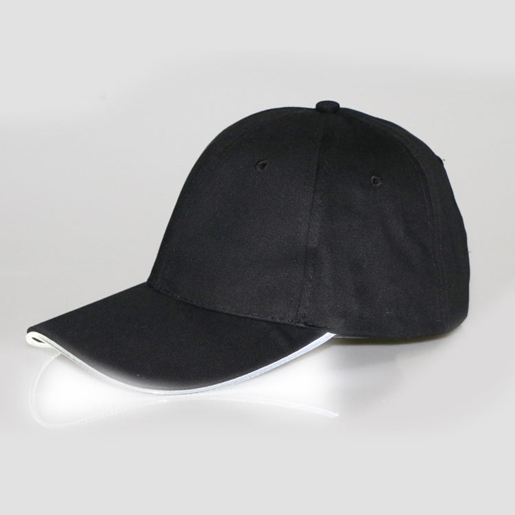 LED Luminous Baseball Cap Male Outdoor Fluorescent Sunhat, Style: Rechargeable My Store