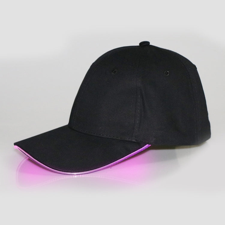 LED Luminous Baseball Cap Male Outdoor Fluorescent Sunhat, Style: Rechargeable My Store